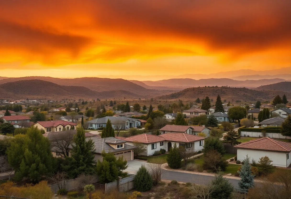 A California neighborhood facing home insurance challenges