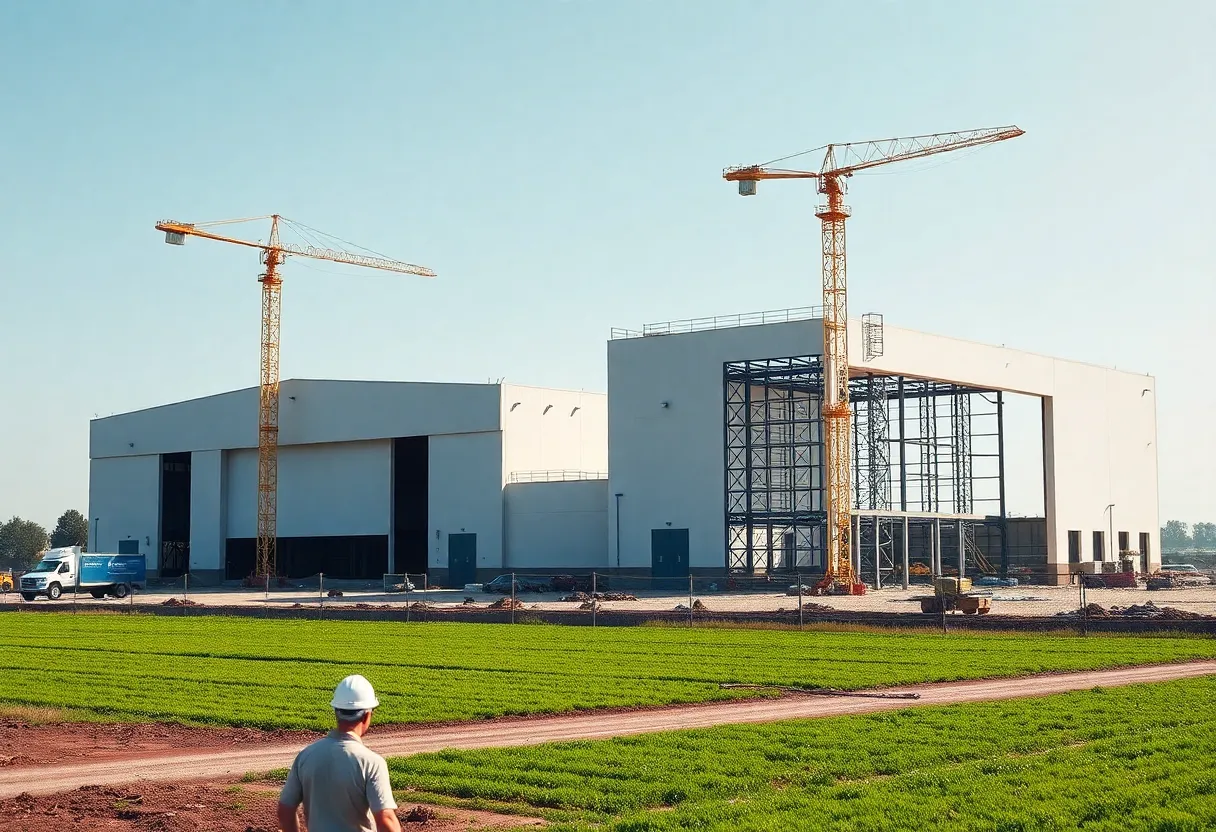 Construction of Costco warehouses in Tracy, California