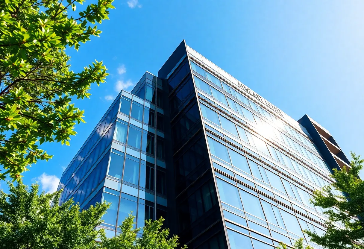 Exterior view of Transwestern office building in Atlanta