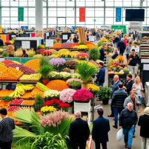 Attendees networking at the Global Produce & Floral Show