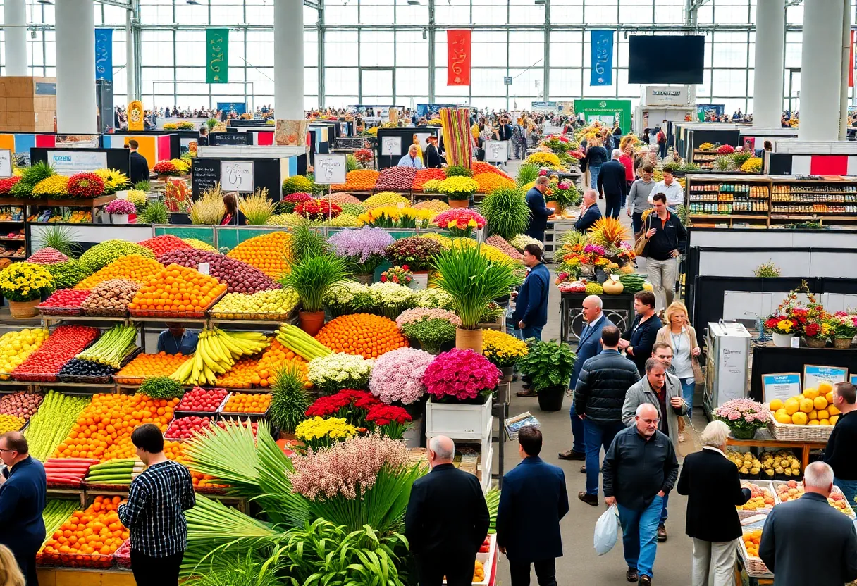 Attendees networking at the Global Produce & Floral Show
