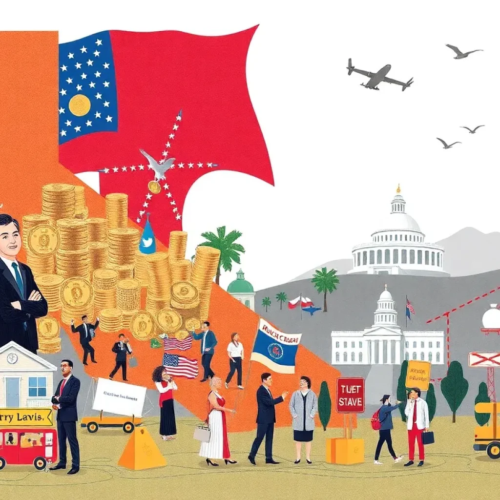 Illustrative depiction of California's Billionaire Tax proposal