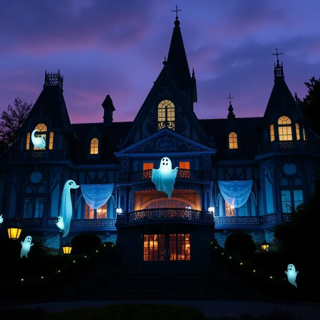 Haunted Mansion attraction at Disneyland