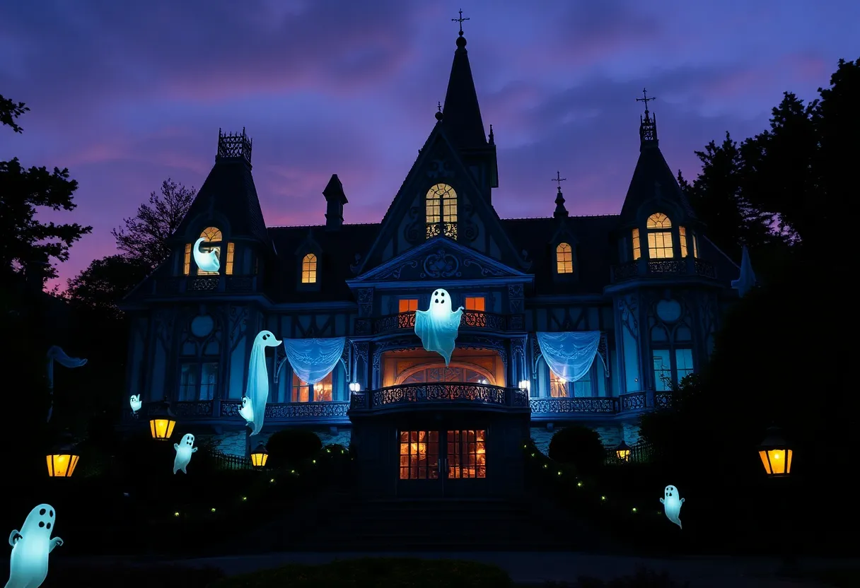 Haunted Mansion attraction at Disneyland