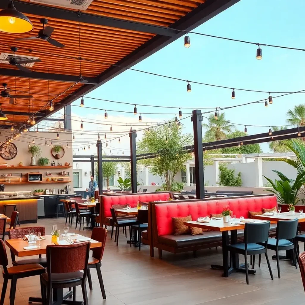 Renovated dining area of Rodrigo's Mexican Grill