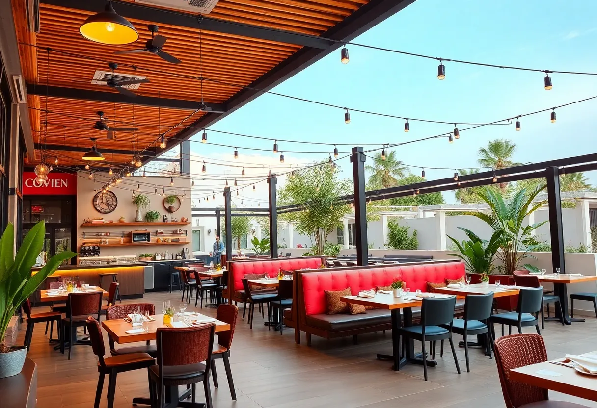 Renovated dining area of Rodrigo's Mexican Grill